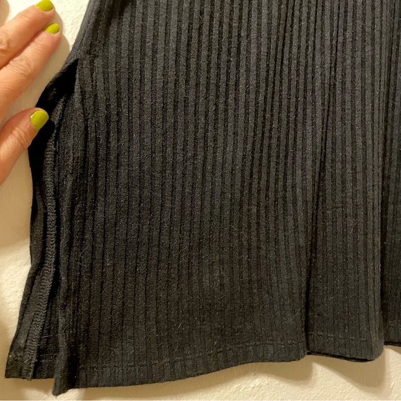 LOFT Mock Neck Sweater Dress, Long Sleeve Black Sz L - Picture 4 of 5